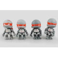 Grey Customized Teenage Action Figure Mutant PVC Ninja Turtles Toy